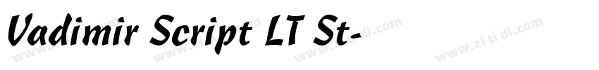 Vadimir Script LT St字体转换